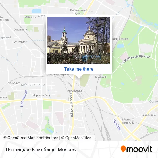 Пятницкое Кладбище map