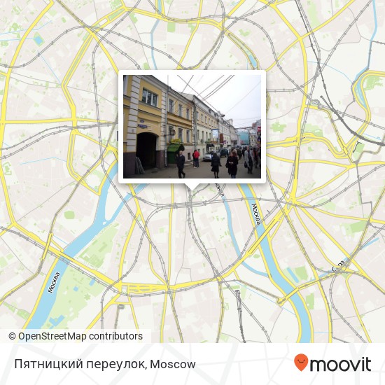 Пятницкий переулок map