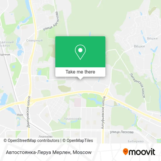 Автостоянка-Леруа Мерлен map