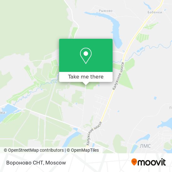 Вороново СНТ map