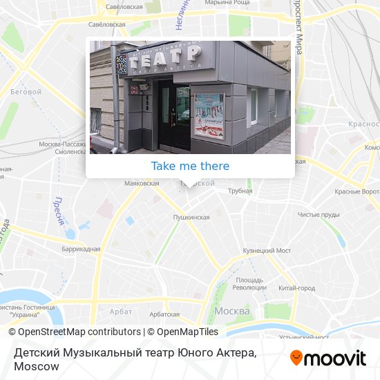 Детский Музыкальный театр Юного Актера map