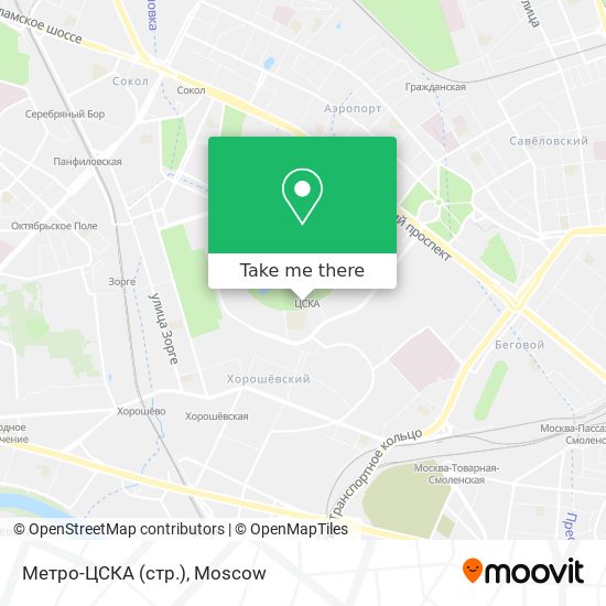 Метро-ЦСКА (стр.) map