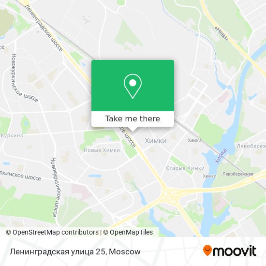 Ленинградская улица 25 map