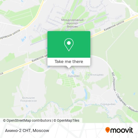 Анино-2 СНТ map