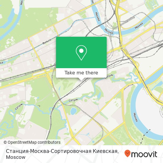 Станция-Москва-Сортировочная Киевская map