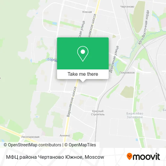 МФЦ района Чертаново Южное map