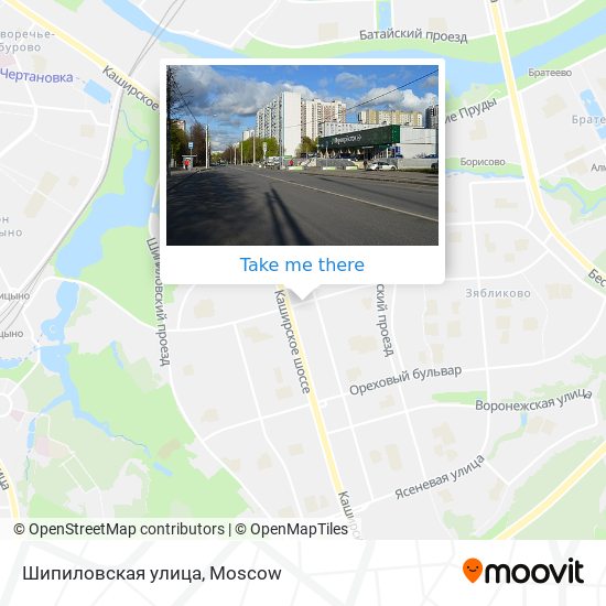 Шипиловская улица map