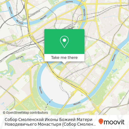 Собор Смоленской Иконы Божией Матери Новодевичьего Монастыря (Собор Смолен Иконы Божией Матери) map