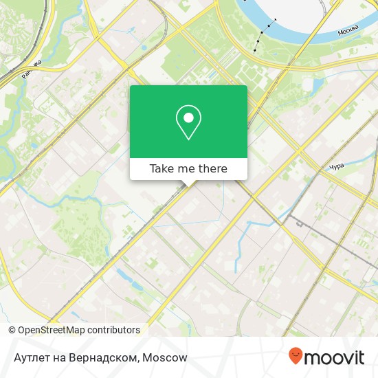 Аутлет на Вернадском map