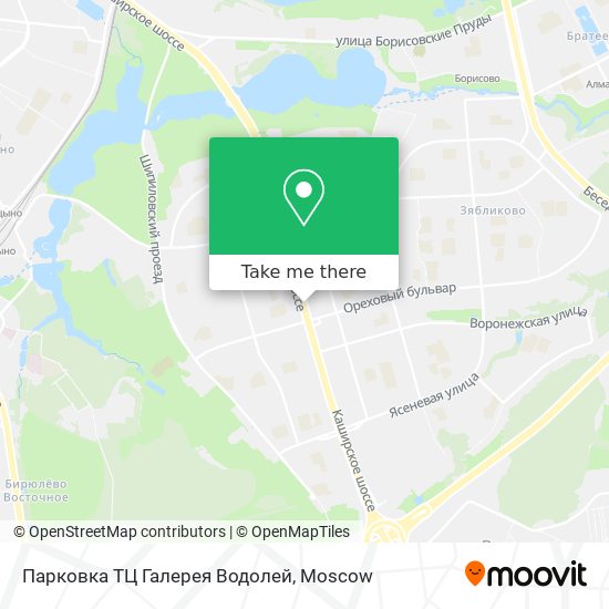 Парковка ТЦ Галерея Водолей map