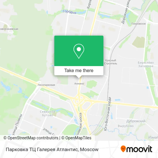 Парковка ТЦ Галерея Атлантис map
