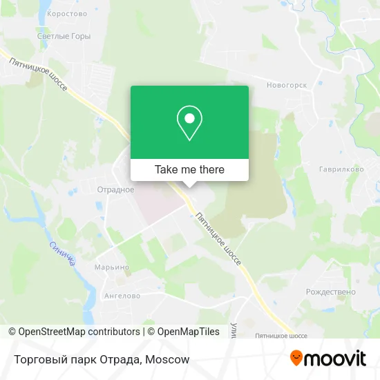 Торговый парк Отрада map