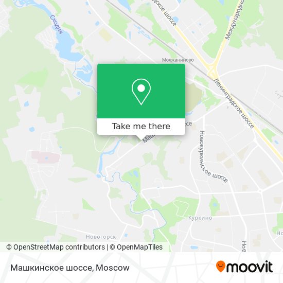 Машкинское шоссе map
