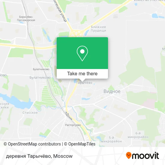 деревня Тарычёво map