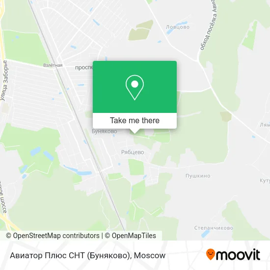 Авиатор Плюс СНТ (Буняково) map