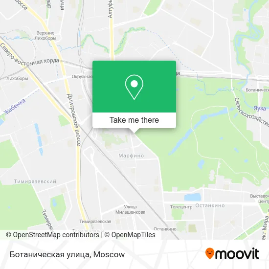 Ботаническая улица map