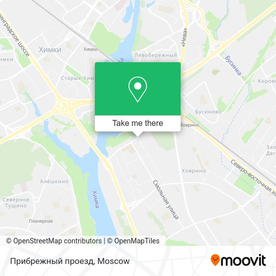 Прибрежный проезд map