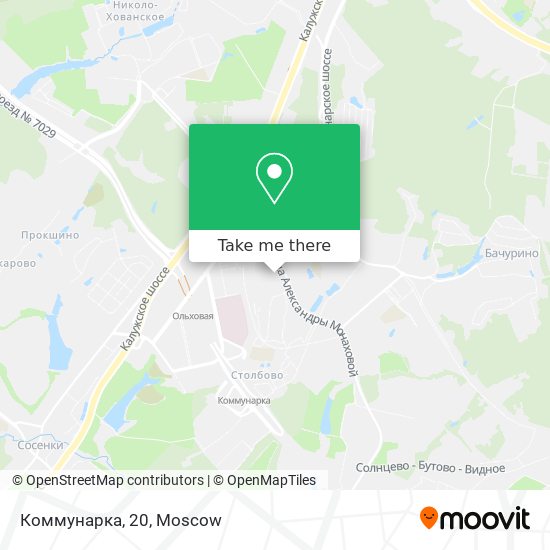 Коммунарка, 20 map