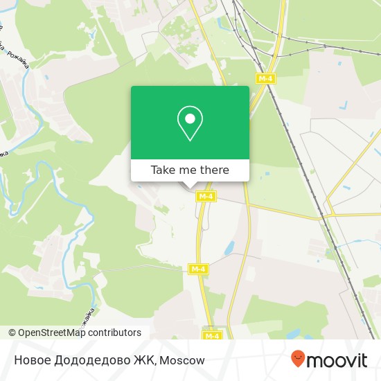 Новое Дододедово ЖК map