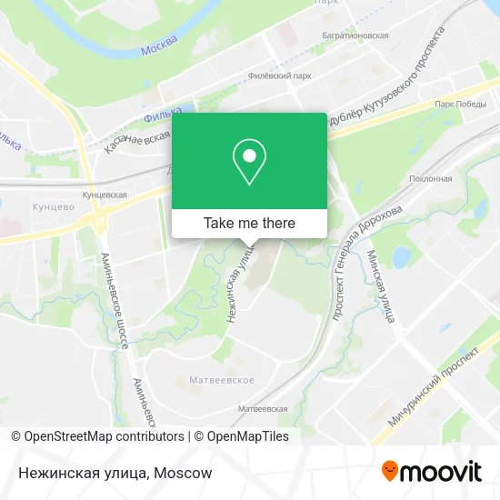Нежинская улица map