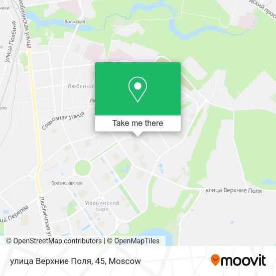 улица Верхние Поля, 45 map