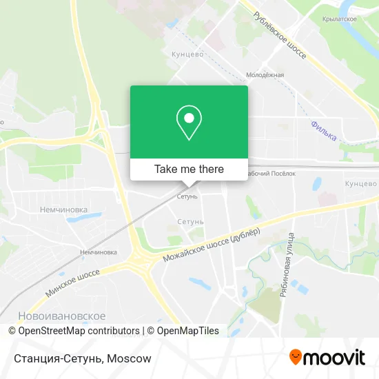 Станция-Сетунь map