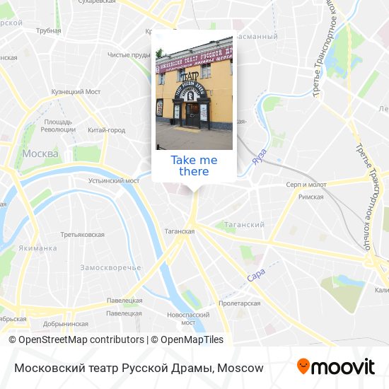 Московский театр Русской Драмы map