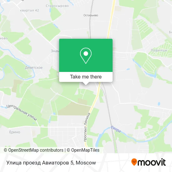 Улица проезд Авиаторов 5 map