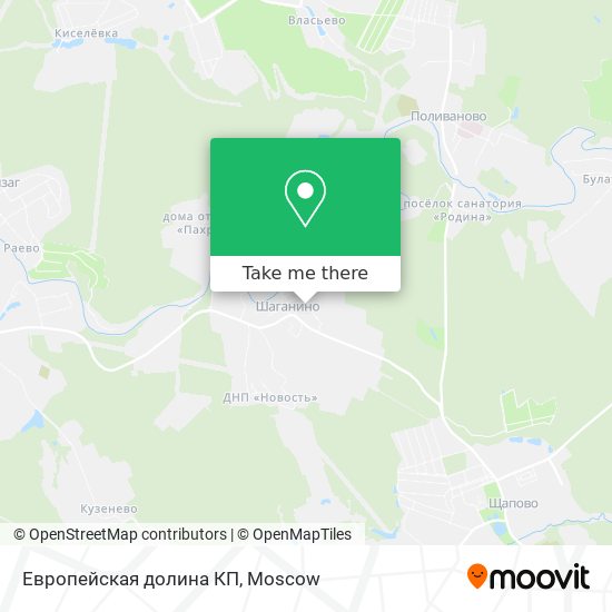 Европейская долина КП map
