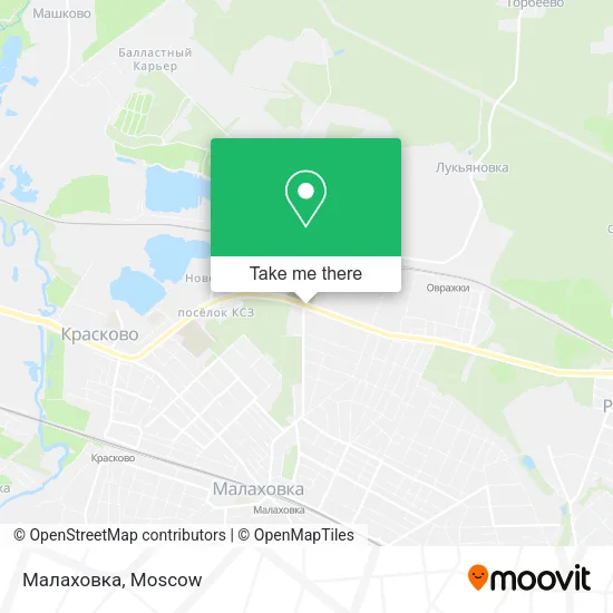 Малаховка map