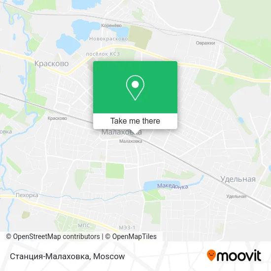 Станция-Малаховка map