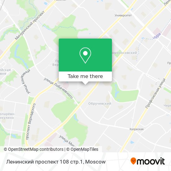 Ленинский проспект 108 стр.1 map