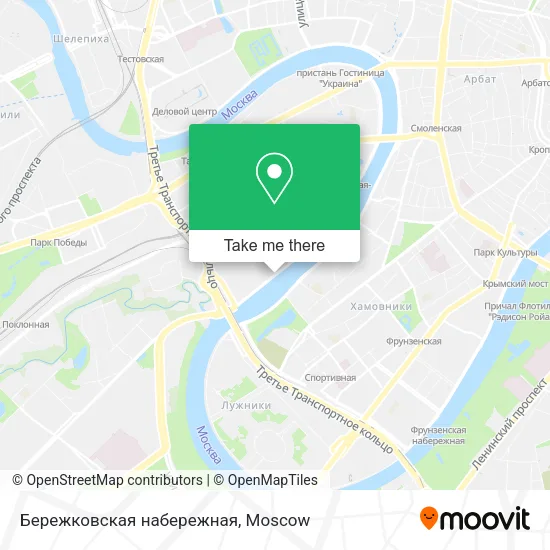 Бережковская набережная map