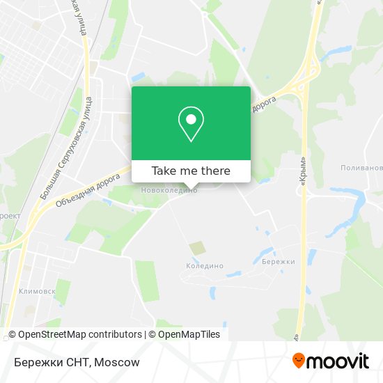 Бережки СНТ map