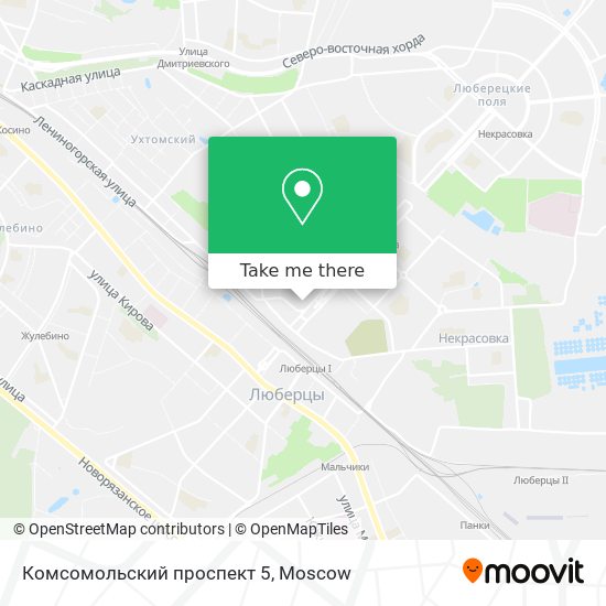 Комсомольский проспект 5 map