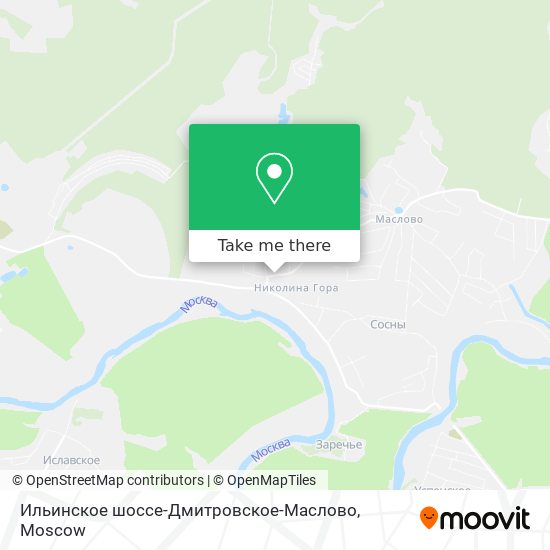Ильинское шоссе-Дмитровское-Маслово map