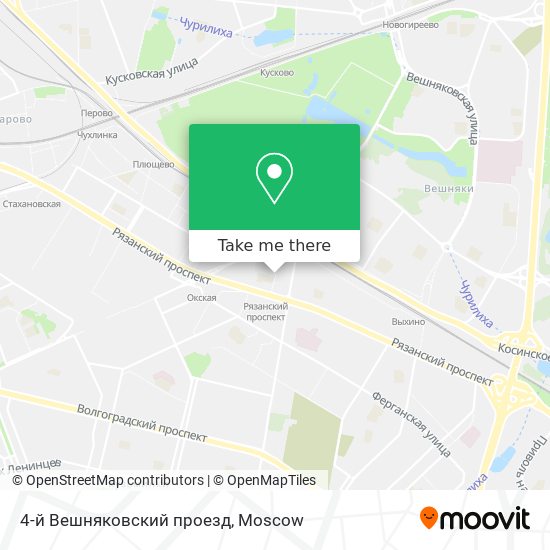 4-й Вешняковский проезд map