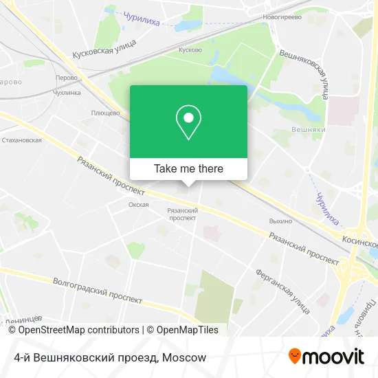 4-й Вешняковский проезд map