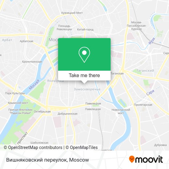 Вишняковский переулок map
