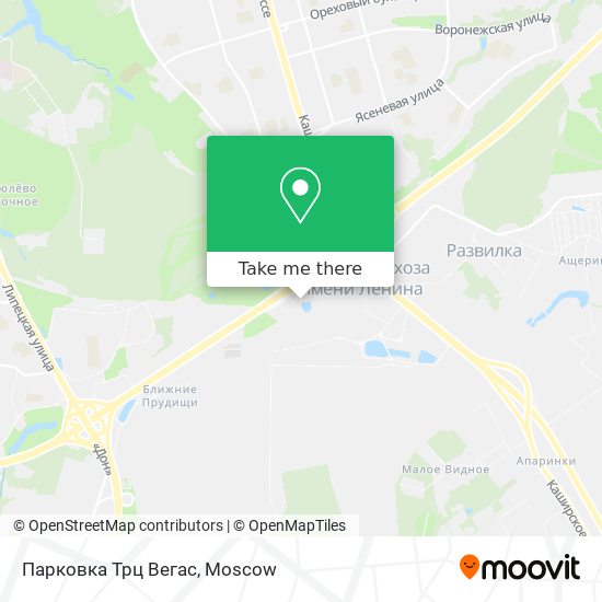 Парковка Трц Вегас map