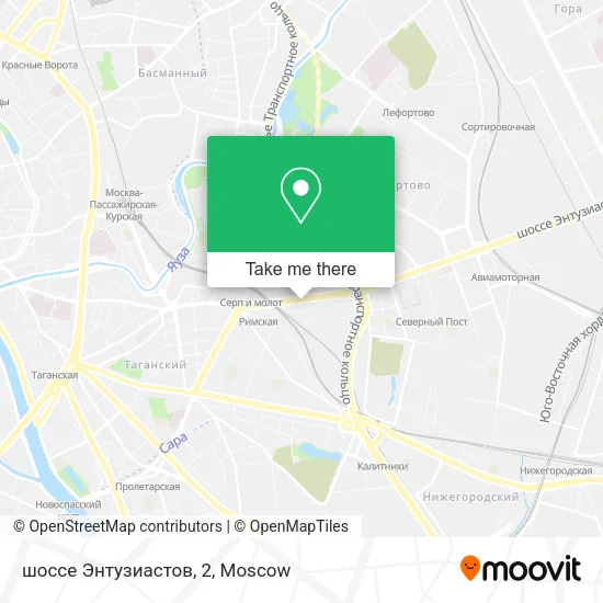 шоссе Энтузиастов, 2 map