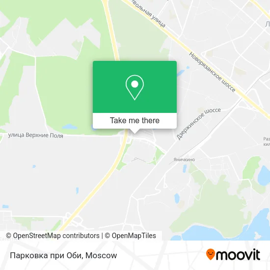 Парковка при Оби map