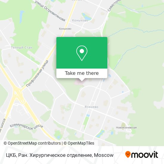 ЦКБ, Ран. Хирургическое отделение map
