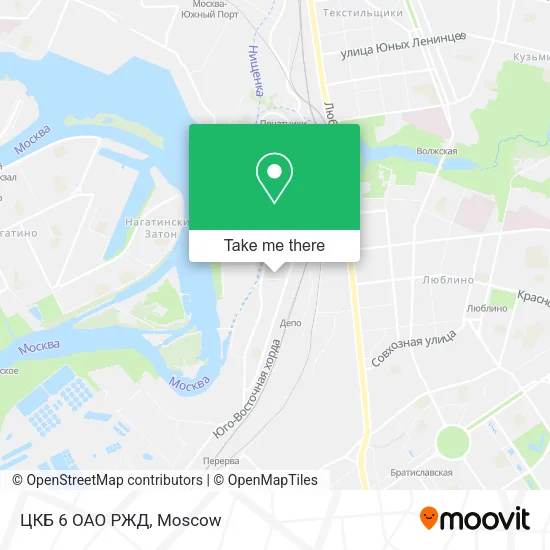 ЦКБ 6 ОАО РЖД map