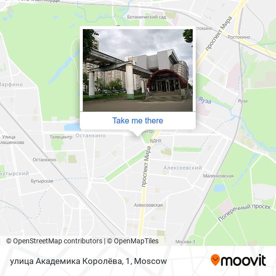 улица Академика Королёва, 1 map