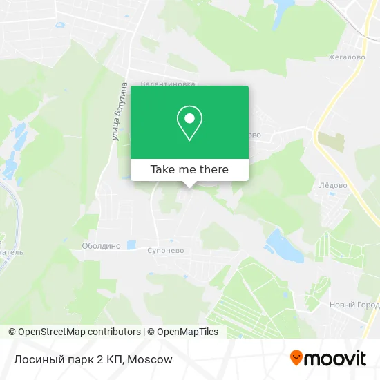 Лосиный парк 2 КП map