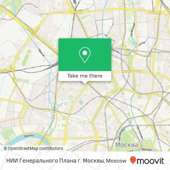 НИИ Генерального Плана г. Москвы map