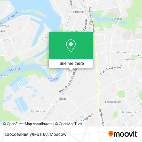 Шоссейная улица 68 map