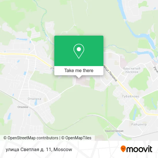 улица Светлая д. 11 map