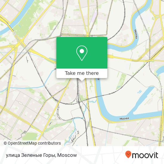 улица Зеленые Горы map